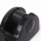 Диспенсер для клейкой ленты BRAUBERG настольный, утяжелённый, средний, диаметр сердечника 25 мм, чёрный - фото 9424342