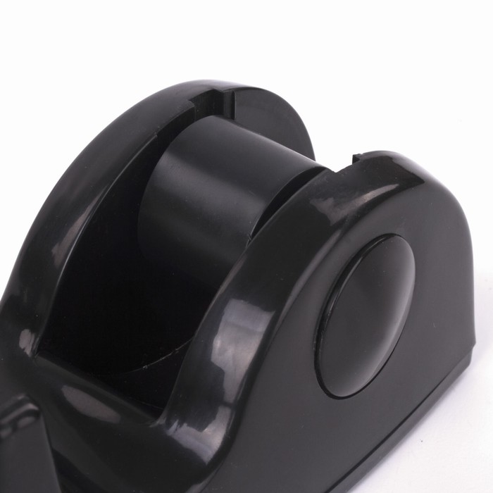 Диспенсер для клейкой ленты BRAUBERG настольный, утяжелённый, средний, диаметр сердечника 25 мм, чёрный