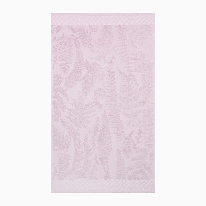 Полотенце махровое Этель, цв. розовый, 50х90 см, 83% хлопок, 17% лён, 500 г/м2