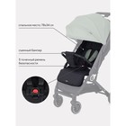 Коляска прогулочная детская RANT basic JUNO RA302 Beige, зелёная - Фото 3