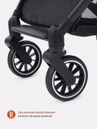 Коляска прогулочная детская RANT basic JUNO RA302 Beige, черный - Фото 7