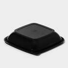 Контейнер одноразовый, ЮПК-1616, пластик, 375 мл, 16×3.6 см, чёрный - Фото 2