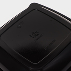 Контейнер одноразовый, ЮПК-1616, пластик, 375 мл, 16×3.6 см, чёрный - Фото 5