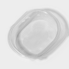Контейнер пластиковый одноразовый с неразъёмной крышкой, РКС-750, 750 мл, 17,6×14,7×6,4 см, 420 шт/уп - Фото 3