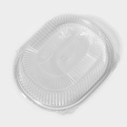 Контейнер пластиковый одноразовый с неразъёмной крышкой, РКС-750, 750 мл, 17,6×14,7×6,4 см, 420 шт/уп - Фото 4