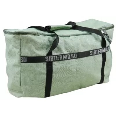 Сумка для дровяной печи «СИБТЕРМО», большая, зеленый