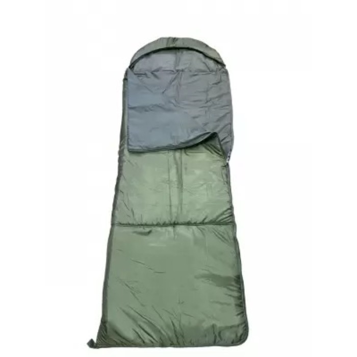Спальник-одеяло с капюшоном "СИБТЕРМО", 200 г/м2, 245x200x80, микс - Фото 1