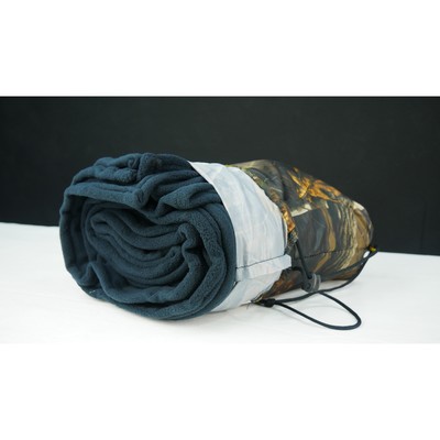 Плед для рыбалки «СИБТЕРМО», 200×150 см, флис, синий