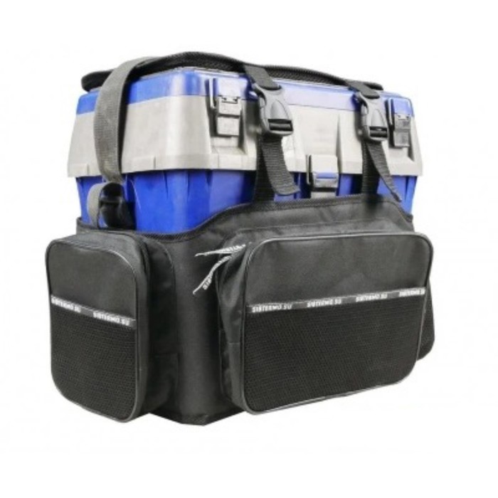 Сумка-рюкзак для зимнего рыболовного ящика 30 л "СИБТЕРМО", 360x200x400 мм, черный - Фото 1