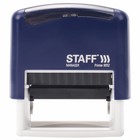 Штамп самонаборный STAFF Printer 8052, 48 х 18 мм, 4 строки, 1 касса, синий - фото 9424360