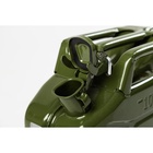 Канистра стальная для ГСМ ZARYA, 10 л, металлическая, крышка с рычагом - Фото 16