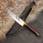 Нож Пчак Шархон - Чирчик, текстолит, ёрма, гарда латунь, 95Х18 (11-12см) - фото 3362538