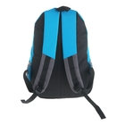Рюкзак молодёжный "Мини", 1 отдел, наружный карман, 2 боковых кармана, цвет голубой - Фото 3