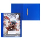 Папка-портфолио А4, Calligrata «Гонщик», пластиковая, на 2 кольцах, без вкладышей - Фото 1