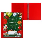 Папка-портфолио А4, Calligrata «Переменка», пластиковая, на 4 кольцах, для школьника, без вкладышей - Фото 2