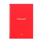 Планер-еженедельник А5, 86 л. В твердой обложке, на гребне «Ты умница» - Фото 10