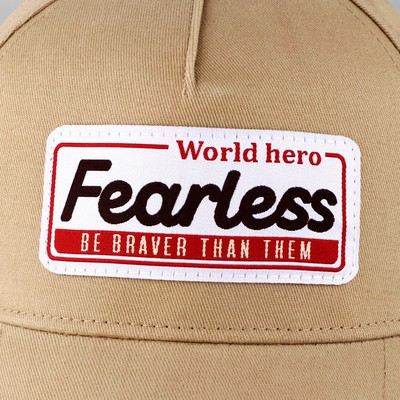 Кепка Fearless, бежевая, р-р 56