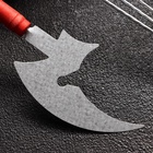 Набор шампуров-спиц 12 шт., рабочая часть - 21 см, ширина - 2 мм, толщина - 2 мм, с ножом - Фото 4