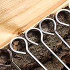 Набор шампуров-спиц 12 шт., рабочая часть - 47 см, ширина - 3 мм, толщина - 3 мм - Фото 4