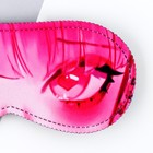 Маска для сна «Асами», 19.3 х 9.5 см, цвет розовый - фото 11216821