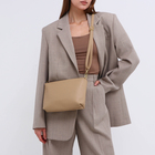 Сумка-шопер женская на магните, цвет бежевый - фото 23960953