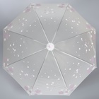 Зонт - трость полуавтоматический «Цветы», 8 спиц, R = 45 см, цвет МИКС - Фото 13