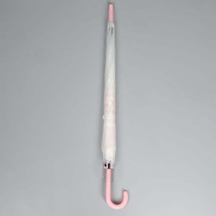 Зонт - трость полуавтоматический «Цветы», 8 спиц, R = 45 см, цвет МИКС - фото 1908104836