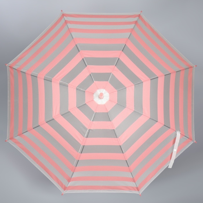 Зонт - трость полуавтоматический «Полосы», 8 спиц, R = 45 см, цвет МИКС - фото 1908104847