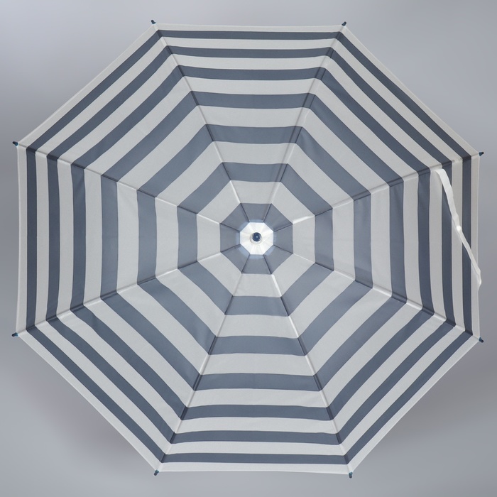 Зонт - трость полуавтоматический «Полосы», 8 спиц, R = 45 см, цвет МИКС - фото 1908104848