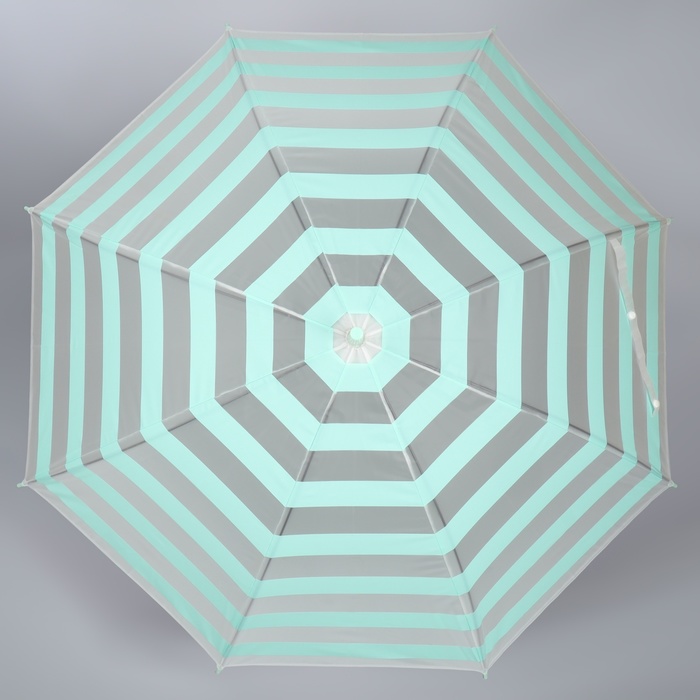Зонт - трость полуавтоматический «Полосы», 8 спиц, R = 45 см, цвет МИКС - фото 1908104849