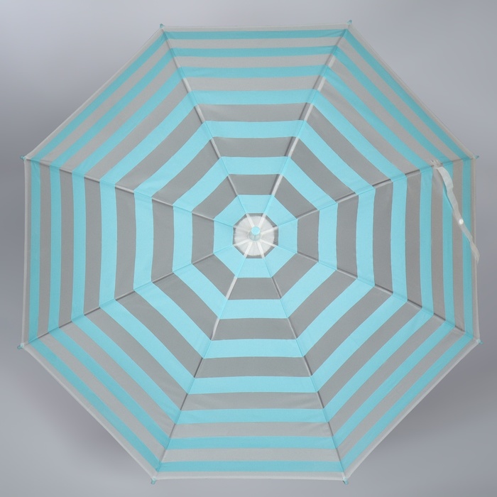 Зонт - трость полуавтоматический «Полосы», 8 спиц, R = 45 см, цвет МИКС - фото 1908104842