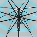 Зонт - трость полуавтоматический «Полосы», 8 спиц, R = 45/55 см, D = 110 см, цвет МИКС - фото 11216974