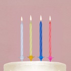 Свечи для торта, разноцветные, 24 шт., 7 х 17 см. - Фото 6