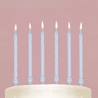 Свечи для торта, белые, 24 шт., 7 х 17 см. - Фото 6