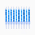 Свечи для торта «С Днём Рождения», голубые, 7 х 12 см. - фото 9532255
