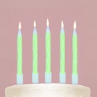 Свечи для торта «С Днём Рождения», желтые , 7 х 12 см. - фото 9532269