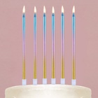 Свечи для торта «Make a wish», 7,5 х 18 см. - фото 9487874