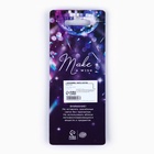 Свечи в торт «Make a wish» 7,5 х 18 см - фото 809768522