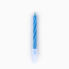 Свечи для торта незадуваемые «В твой день рождения», голубые, 10 шт. - фото 9529711