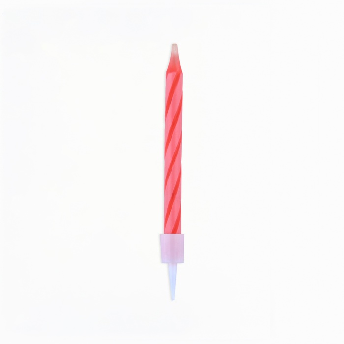 Свечи незадуваемые «В твой день рождения», розовые, 10 шт