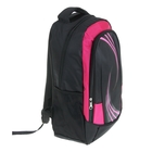 Рюкзак молодёжный "Спринт", 1 отдел, 1 наружный и 2 боковых кармана, усиленная спинка, цвет чёрно-розовый - Фото 2