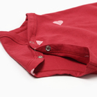 Боди детское с рюшами MINAKU, рост 62-68 см, красное - фото 808993656