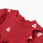 Боди детское с рюшами MINAKU, рост 74-80 см, красное 9891962