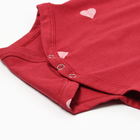 Боди детское с рюшами MINAKU, рост 74-80 см, красное 9891962