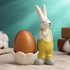 Подставка под яйцо "Кролик" 8х6х12см, микс - фото 321402001