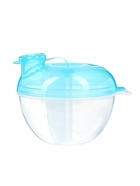 Контейнер для хранения детского питания, 3 секции по 60 мл., 9.5×8.5 см, 180 мл., голубой - фото 123118268