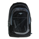 Рюкзак школьный "Матрица", 1 отдел, 3 наружных и 2 боковых кармана, усиленная спинка, чёрный/серый - Фото 1