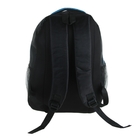 Рюкзак молодёжный "Фэнтези", 1 отдел, 2 наружных и 2 боковых кармана, усиленная спинка, цвет чёрно-голубой - Фото 3