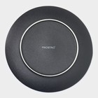 Набор тарелок фарфоровых десертных Magistro Lofty, 6 предметов: d=20 см, цвет чёрный - Фото 5