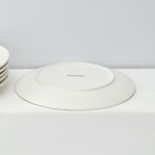 Десертные тарелки Magistro Lofty, d=20 см, набор 6 шт., фарфор, белые - Фото 4